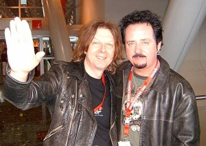 Wojtek Hoffmann i Steve Lukather