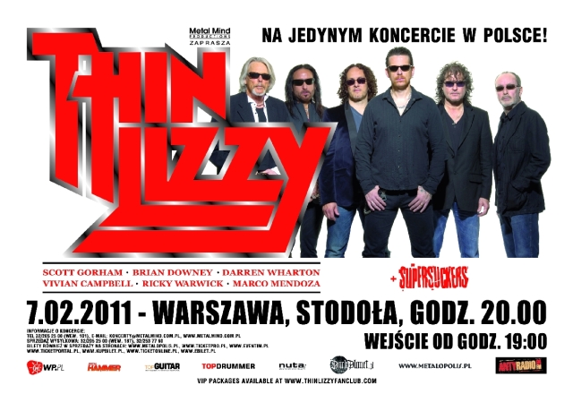 Thin Lizzy - koncert w Polsce
