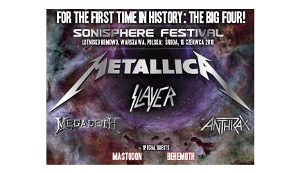 Metalica i Slayer plakat