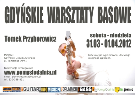 Gdynskie Warsztaty Jazzowe_Patronat TopGuitar-TopDrummer-TopBass