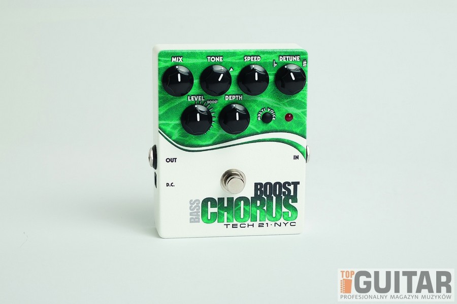 TECH 21 BASS CHORUS BOOST コーラス Tech 21 Pedał basowy Boost Chorus | Gear4music