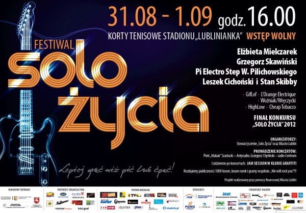 Zapraszamy na Festiwal Solo Życia 2012