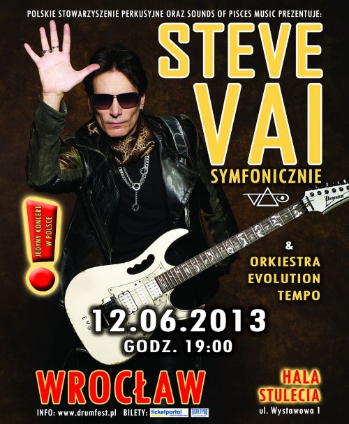 Steve Vai & Orkiestra Evolution Tempo Hala Ludowa Wroclaw Steve Vai & Orkiestra Evolution Tempo Hala Ludowa Wroclaw