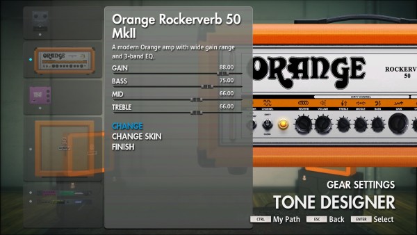 Wzmacniacze Orange w grze Rocksmith