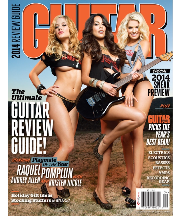 Modelki Playboya z gitarami - Guitar World