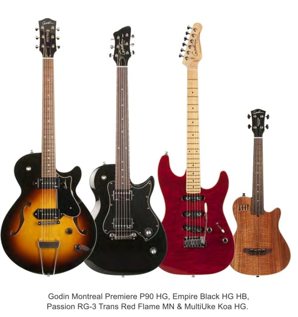Godin NAMM 2014 guitars