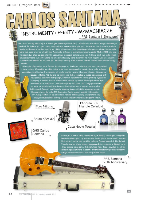 carlos santana sprzet 01