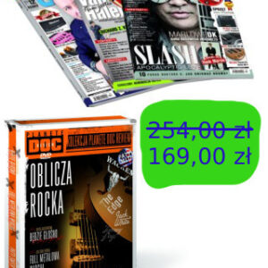 Pakiet 13: prenumerata TopGuitar + 3xDVD Oblicza rocka
