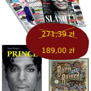 Pakiet 6: prenumerata TopGuitar + książka Prince + CD John Mayer
