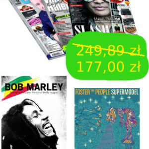 Pakiet 9:  prenumerata TopGuitar + książka Bob Marley + CD Foster The People