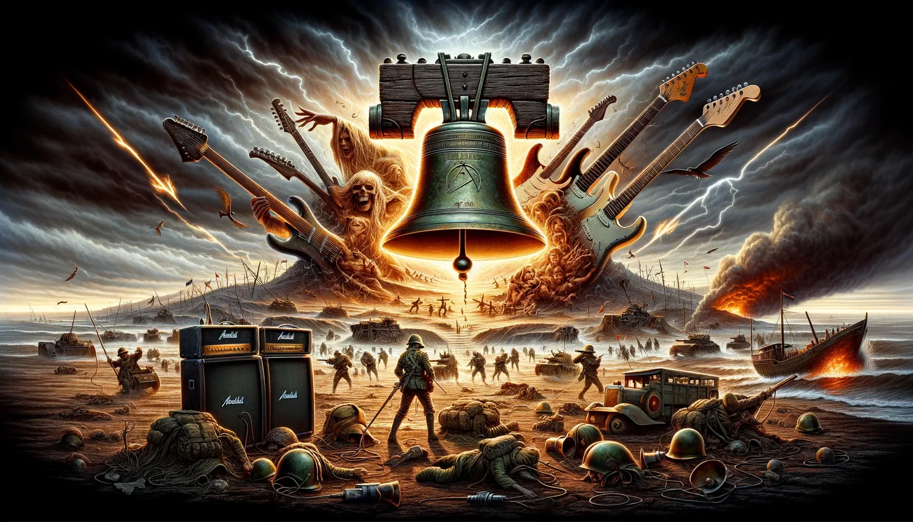 Metallica - For Whom The Bell Tolls - grafika ilustracyjna