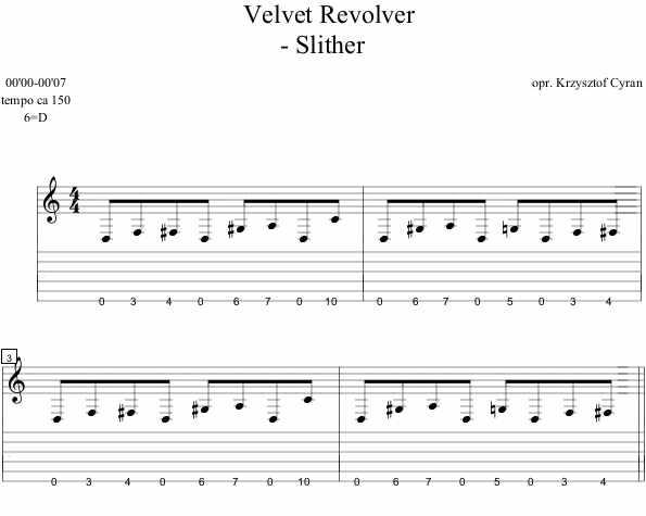 velvet revolver slither riff