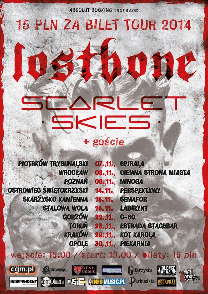 lostbone listopad trasa