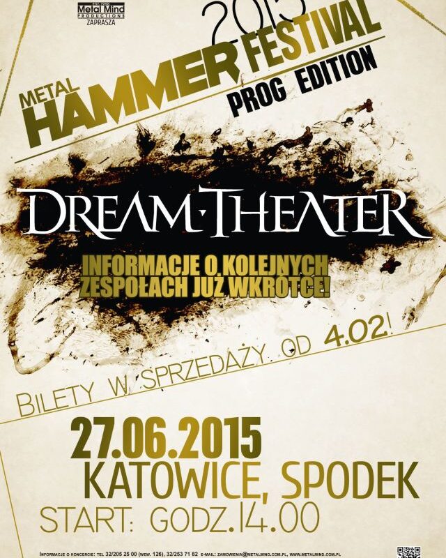 Metal Hammer Festival 2015 – Prog Edition: znamy ceny biletów
