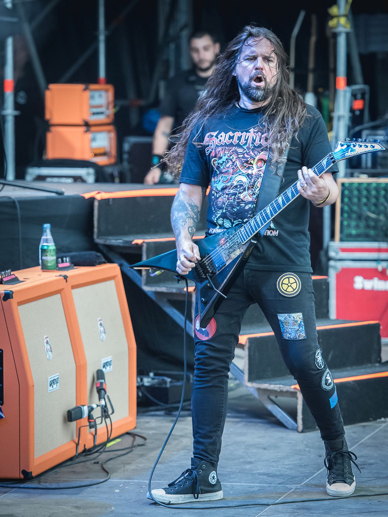 Andreas Kisser with Rockerverb MKIII (fot. Pedro Hernandez)