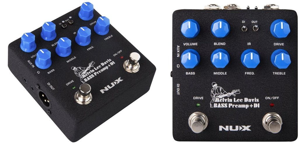 ベース NUX Melvin Lee Davis BASS Preamp + DI Nux Melvin Lee Davis Bass Preamp – Thomann Polska