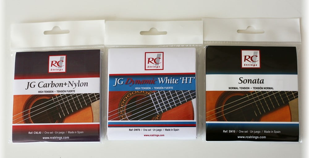 RC Strings CNL40 JG Carbon and Nylon HT Guitar Strings, Full Set