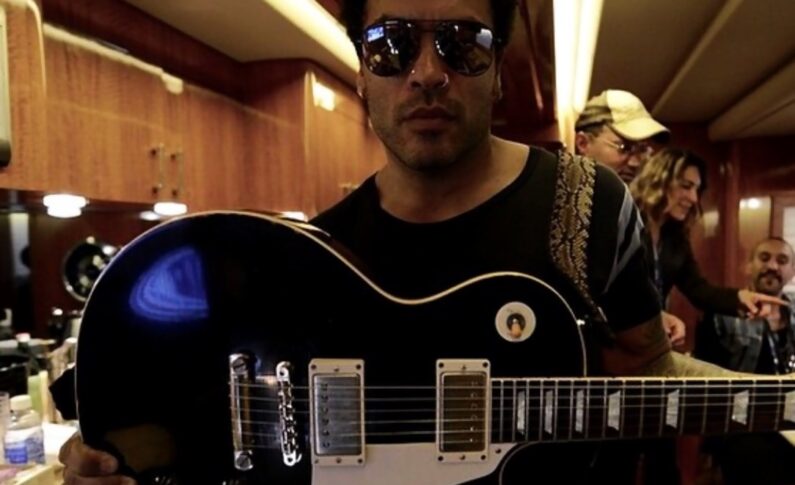 Lenny Kravitz - gitary, wzmacniacze, efekty