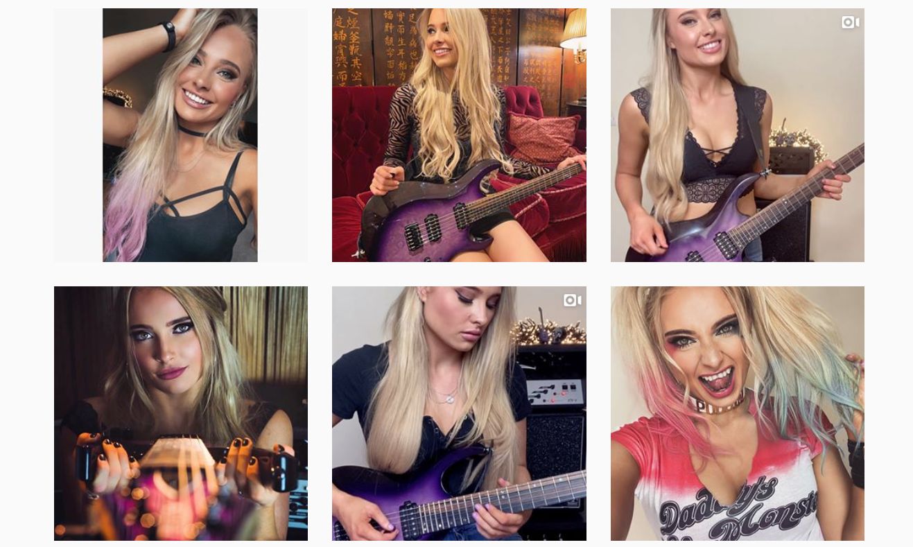 Sophie Lloyd - piekna gitarzystka z Londynu, fot. Instagram