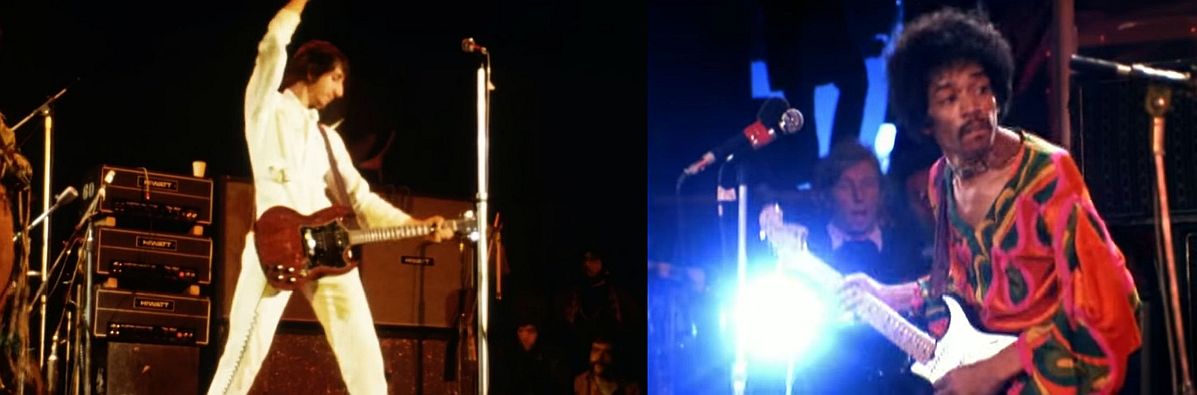 Pete Townshend i Jimi Hendrix