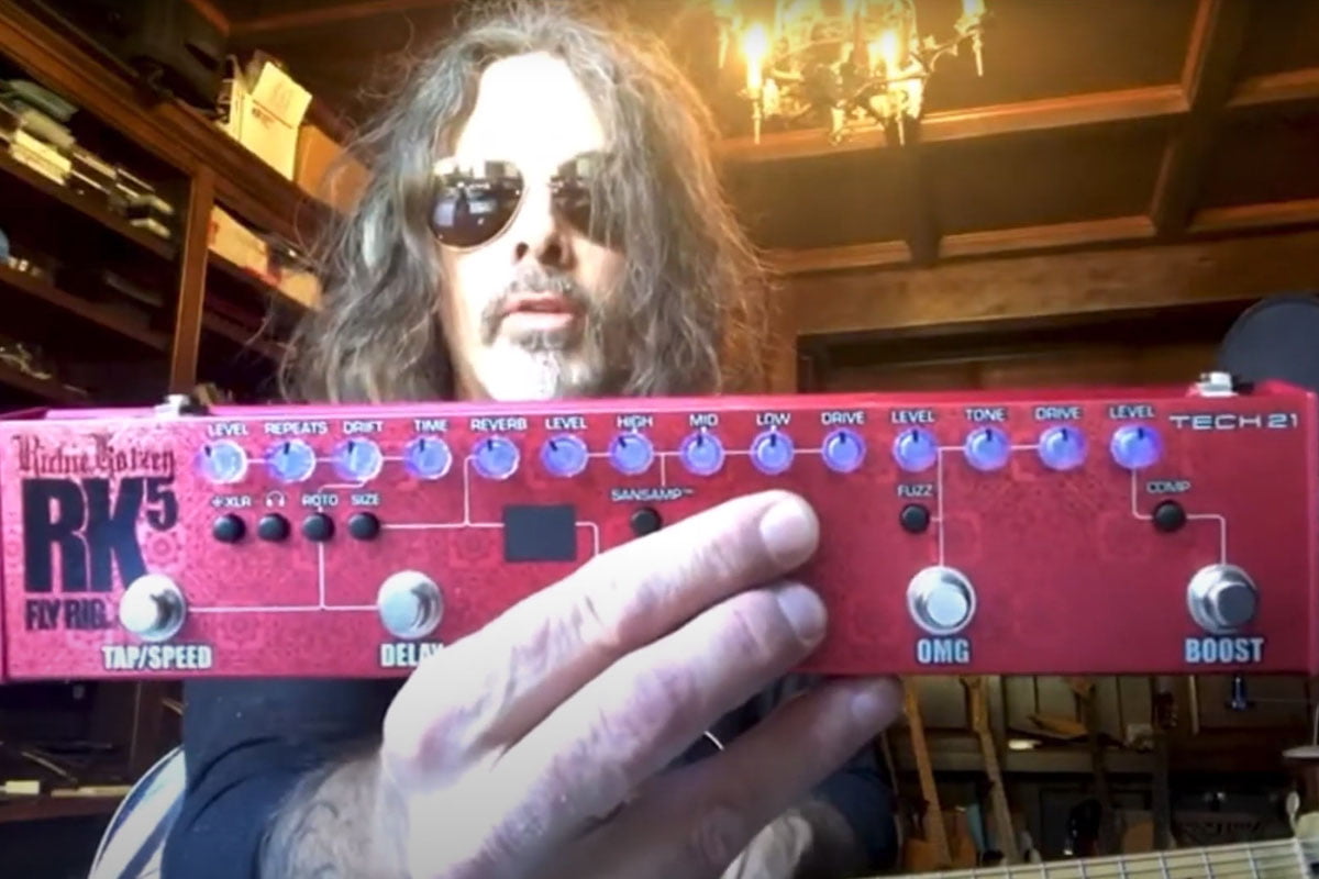 Richie Kotzen i Tech 21 RK5 v2