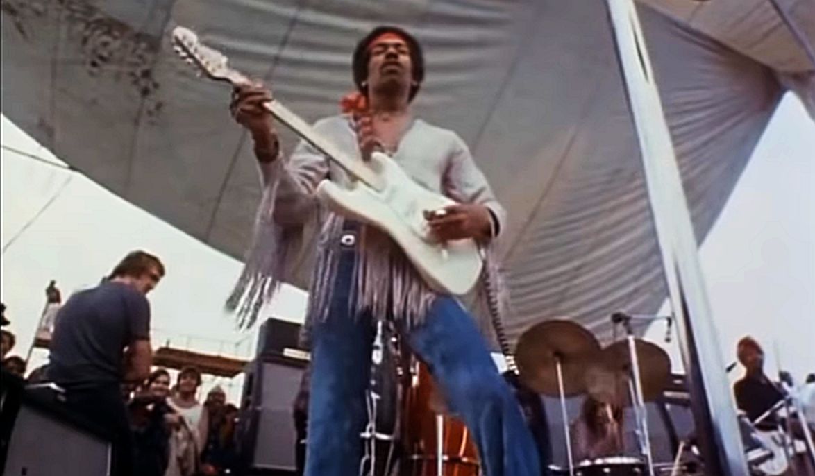 Jimi Hendrix at Woodstock 1969, fot. YouTube