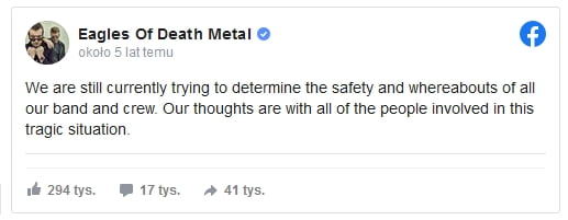 Eagles of Death Metal bataclan