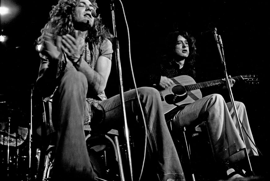 Led Zeppelin 1973, fot. Wikipedia na licencji CC