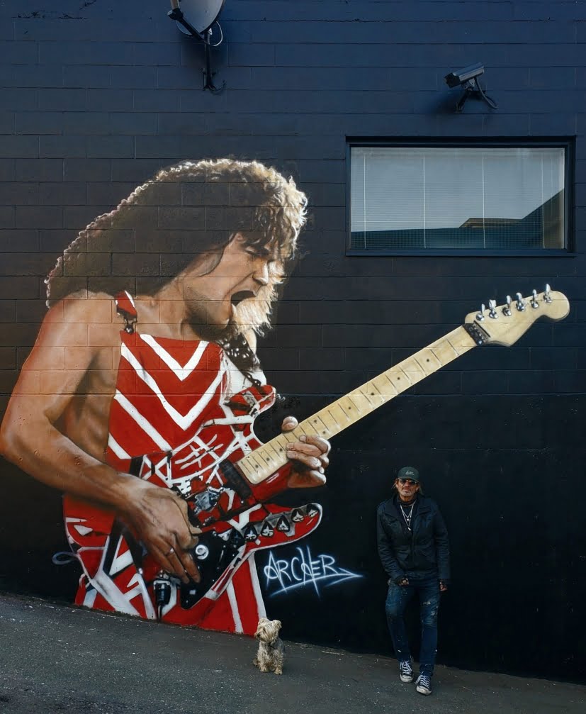 Eddie van Halen mural