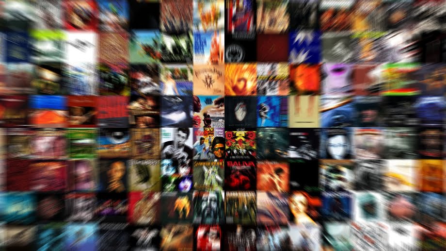 album covers collage by halseike