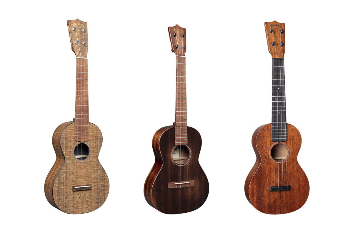Trzy nowe modele ukulele firmy C. F. Martin & Co.