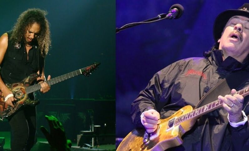 Kirk Hammett zagrał na nadchodzącej płycie Santany