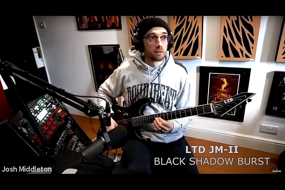 Josh Middleton LTD JM-II (fot. Andertons/YouTube)