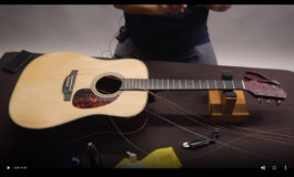 Wymiana strun w gitarze akustycznej z firmą Takamine (wideo)