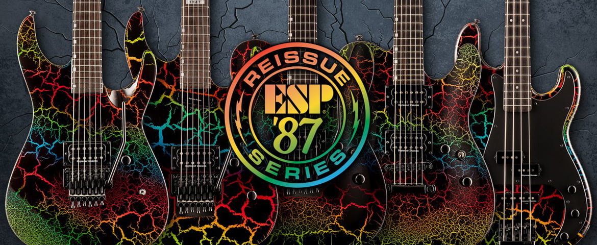 ESP LTD '87 Rainbow Crackle