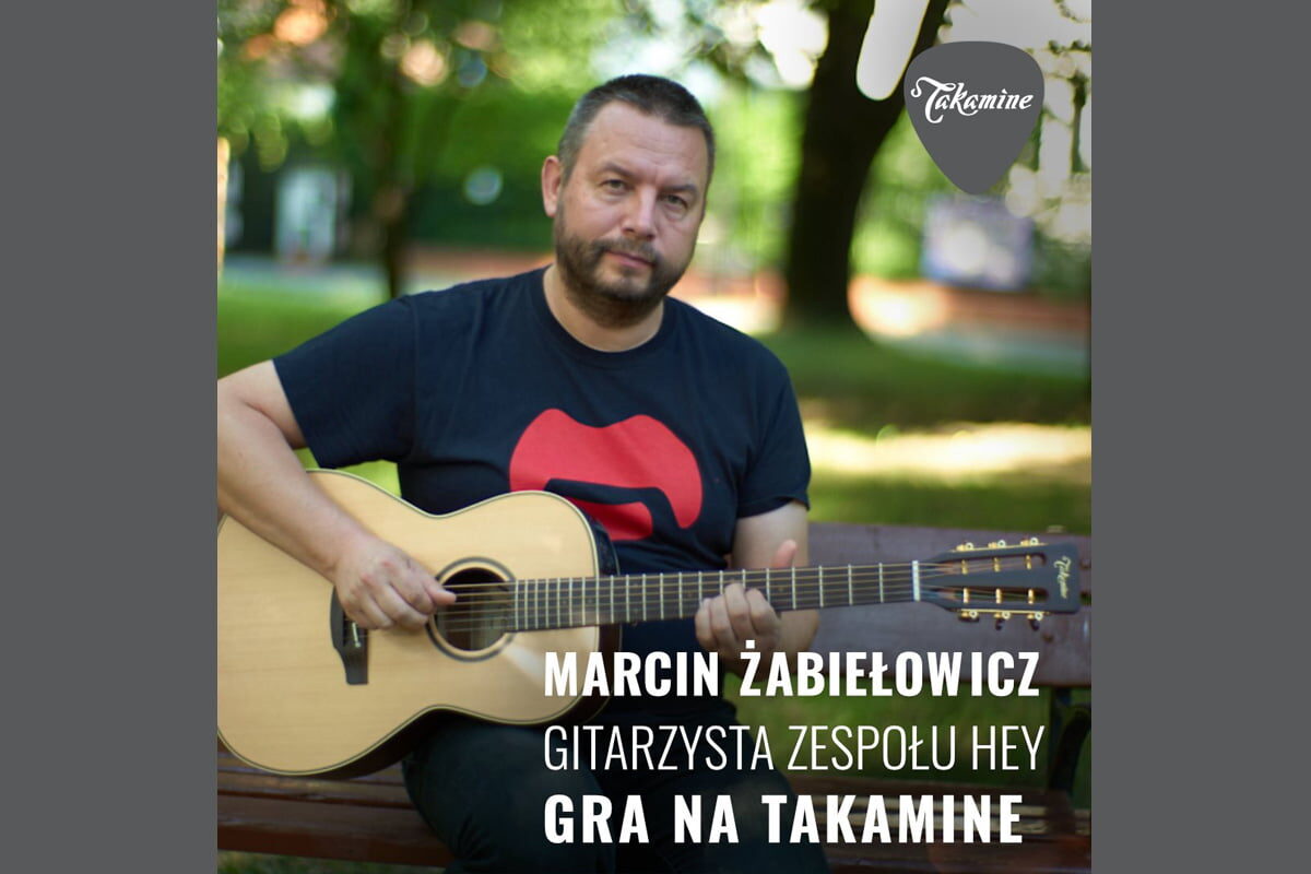 Marcin Żabiełowicz wśród polskich artystów Takamine