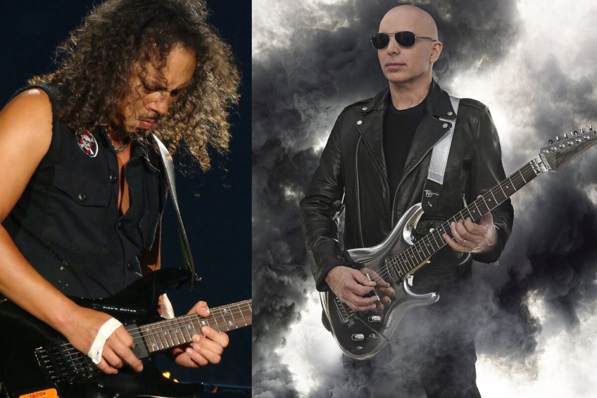 Kirk Hammett: „Satriani skopał mi tyłek”