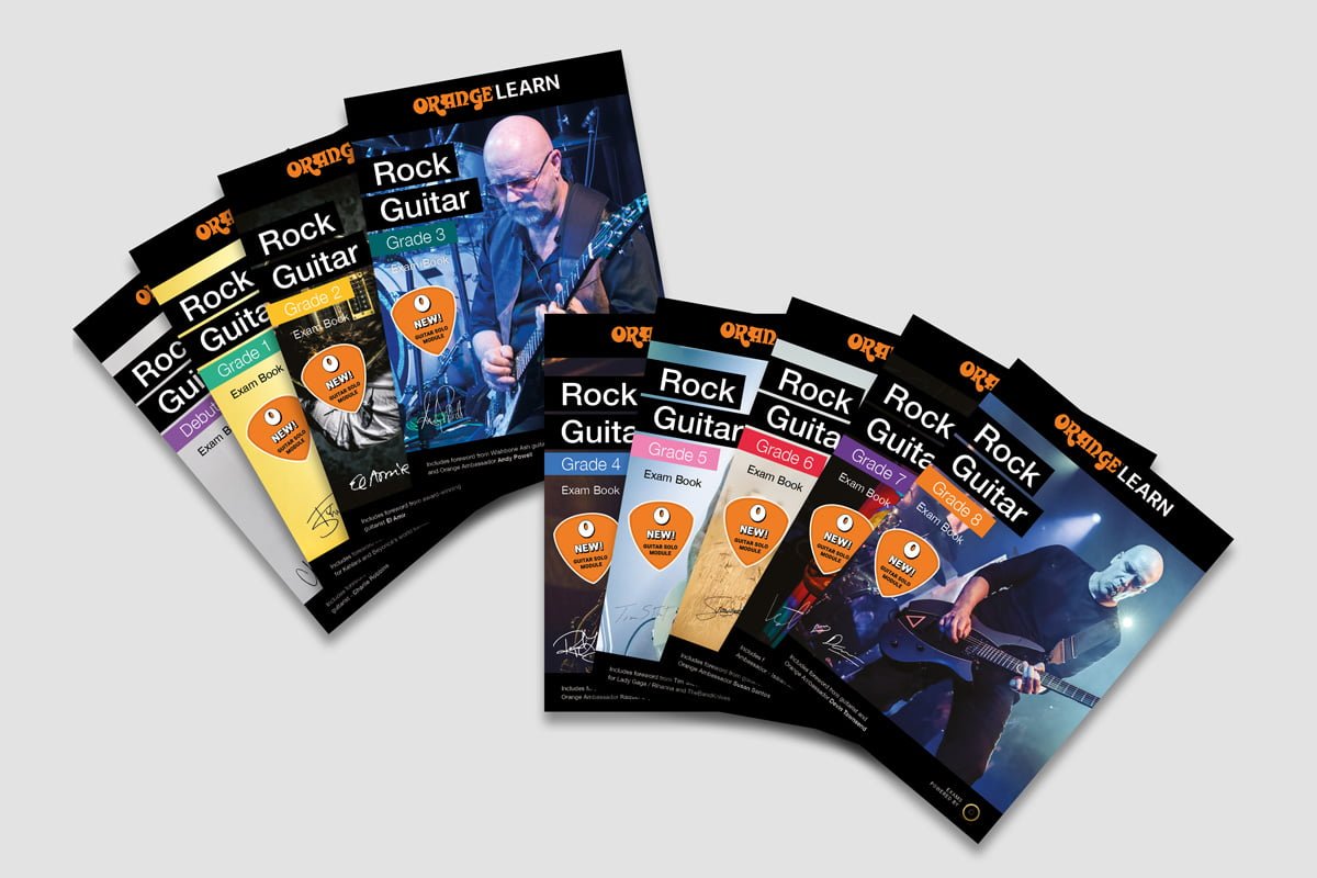 Orange Graded Rock Guitar Books (fot. Orange Amplification)