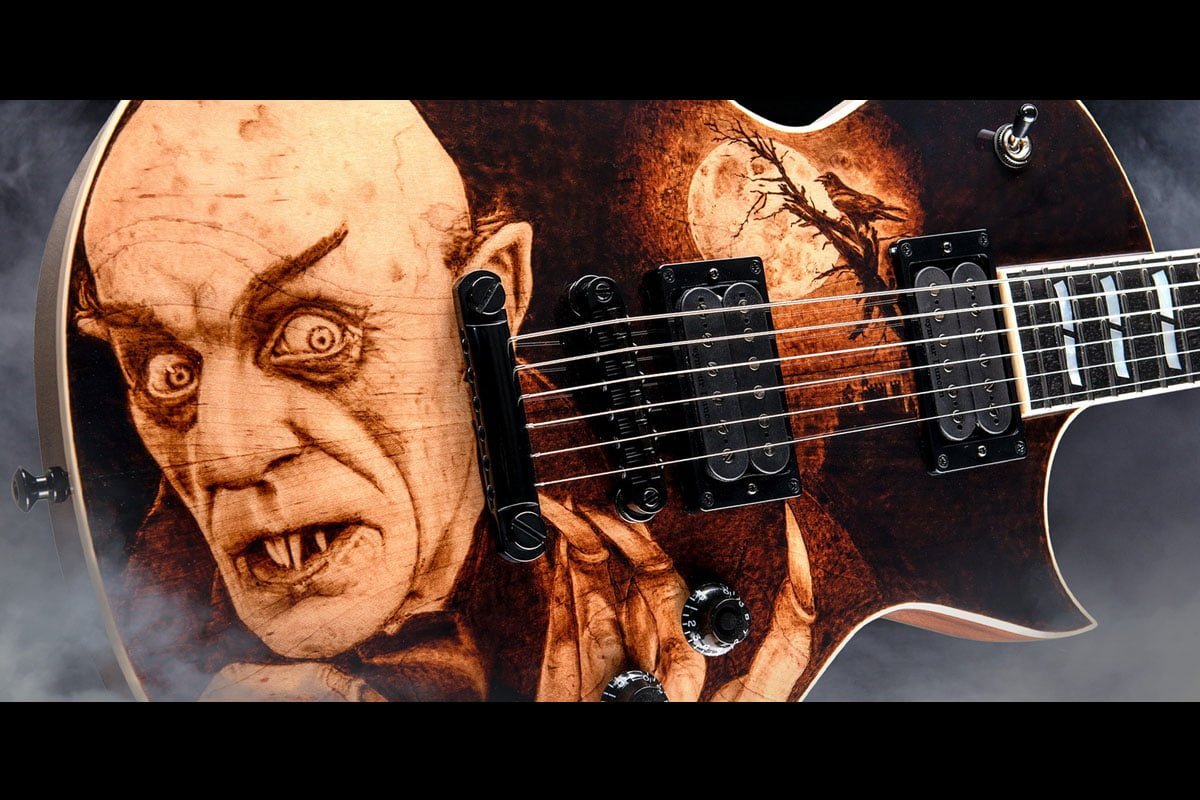 ESP USA Pyrograph Nosferatu Limited Edition (fot. ESP Guitars)