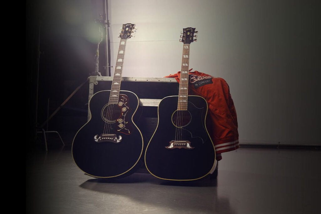 Elvis Dove i Elvis SJ-200 (fot. Gibson)