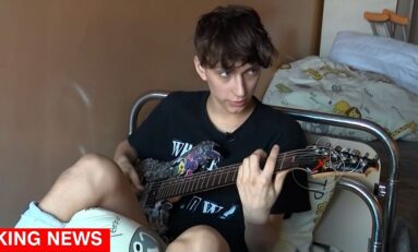 Piętnastoletni gitarzysta Andrij ofiarą rosyjskiej napaści na Ukrainę