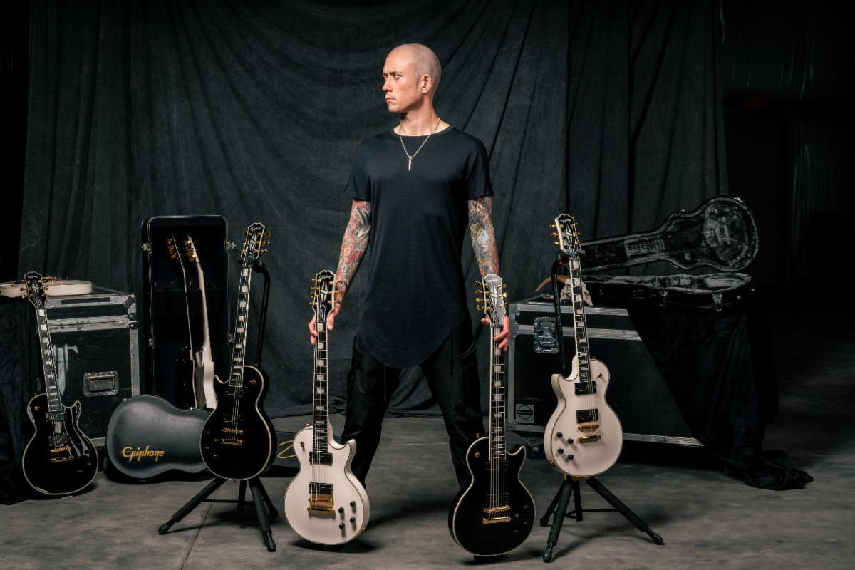 Epiphone Matt Heafy Les Paul Custom Origins Collection (fot. Mike Dunn / Epiphone)