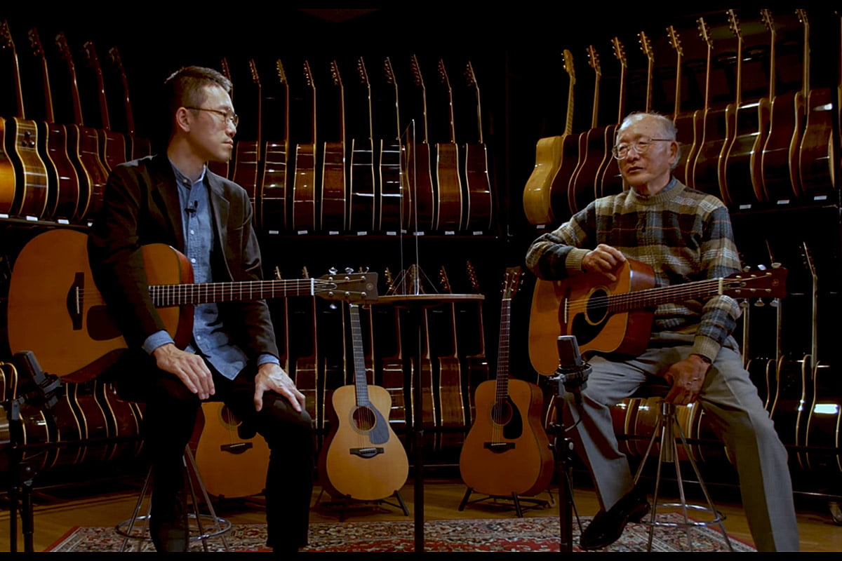 Yamaha Hideo Ueda Shingo Ekuni FG Red Label (fot. YouTube / Yamaha Guitars)