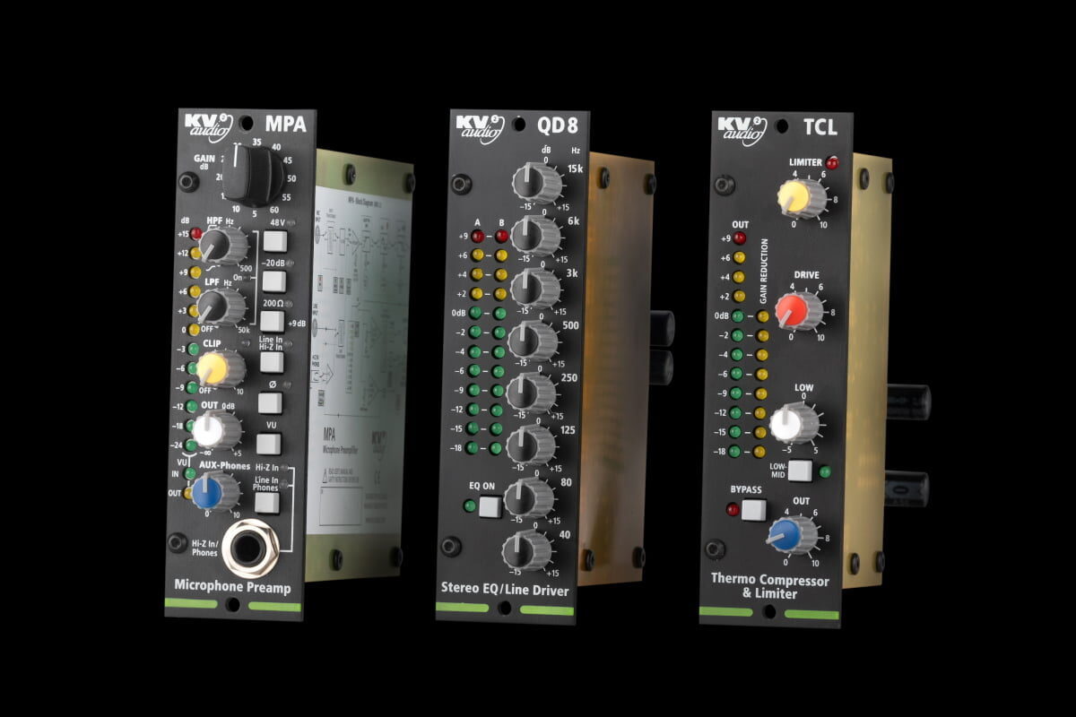 KV2 Audio MPA, QD8 i TCL – moduły w formacie 500