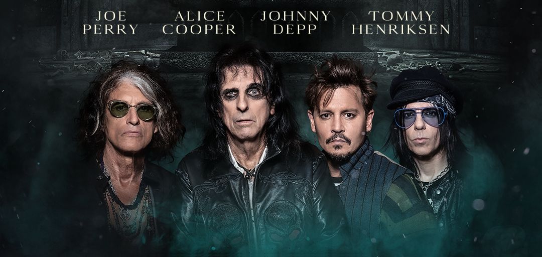 The Hollywood Vampires – Alice Cooper, Johny Depp, Joe Perry i Tommy Henriksen wystąpią 22 lipca w  Dolinie Charlotty