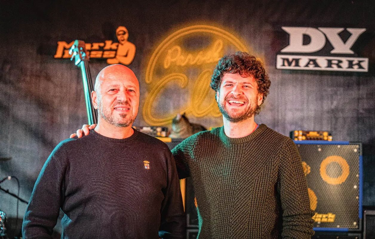 Marco de Virgiliis i Micheal League (fot. Markbass)