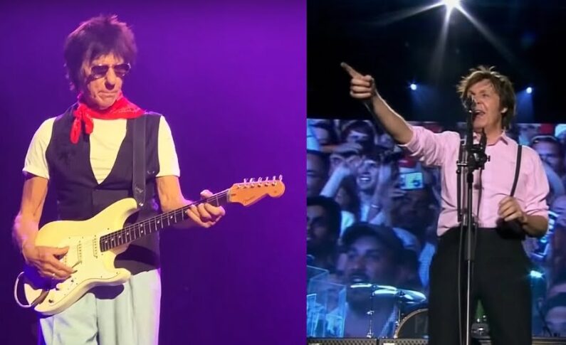 Paul McCartney opublikował nieznane nagranie z Jeffem Beckiem 'Why are they cutting down the rainforest?'