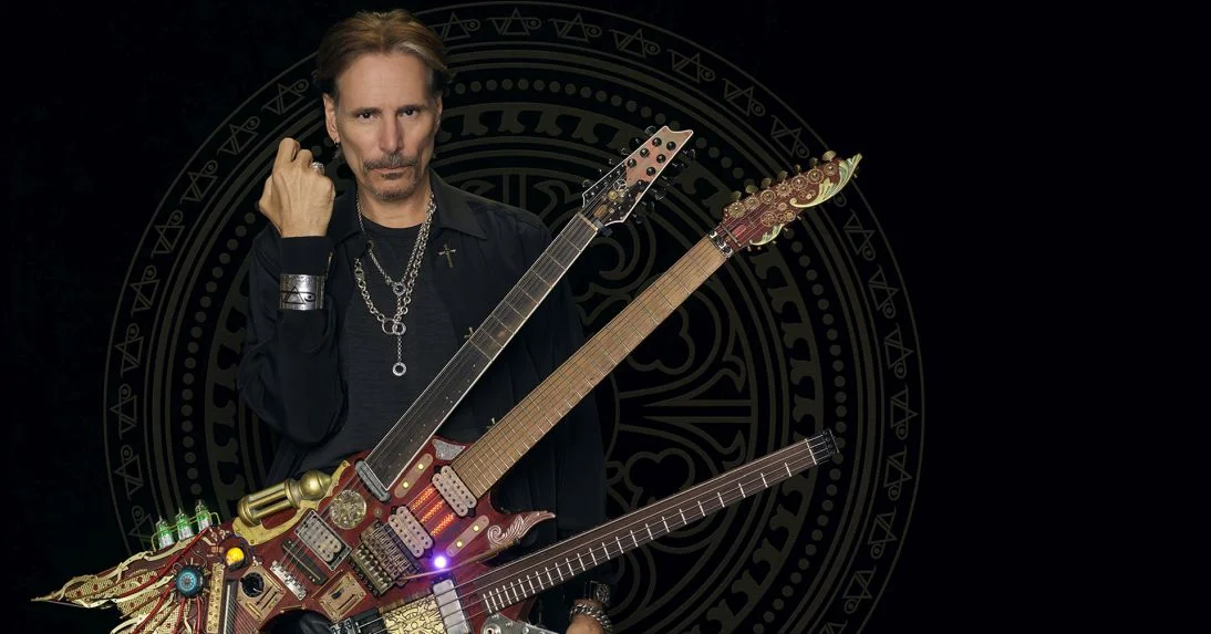 Steve Vai, fot. mat. prasowe organizatora Gitarowego Rekordu Świata we Wrocławiu