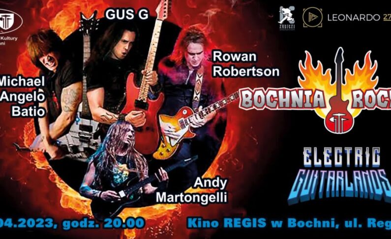 GUS G oraz Michael Angelo Batio wraz z kolegami zagrają w Bochni w ramach trasy Electric Guitarlands
