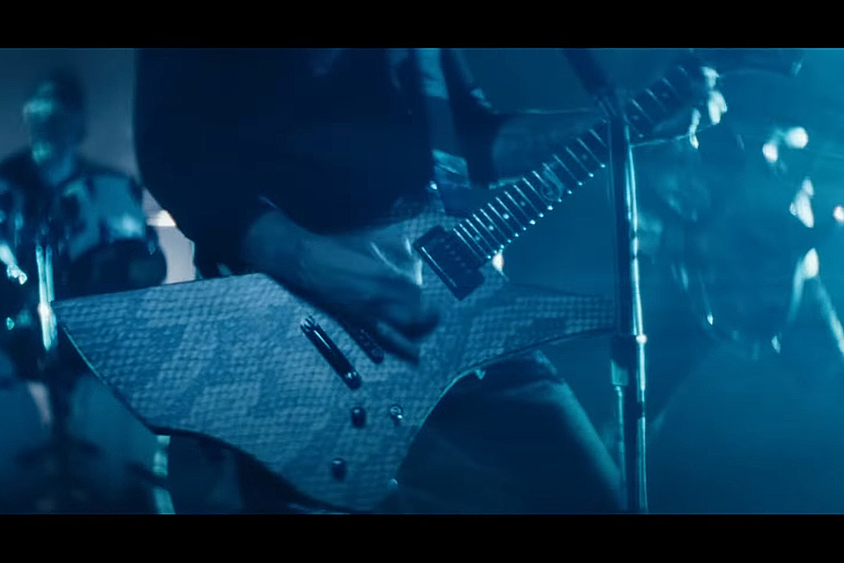 James Hetfield ESP Snakebyte Metallica (fot. YouTube / Metallica)